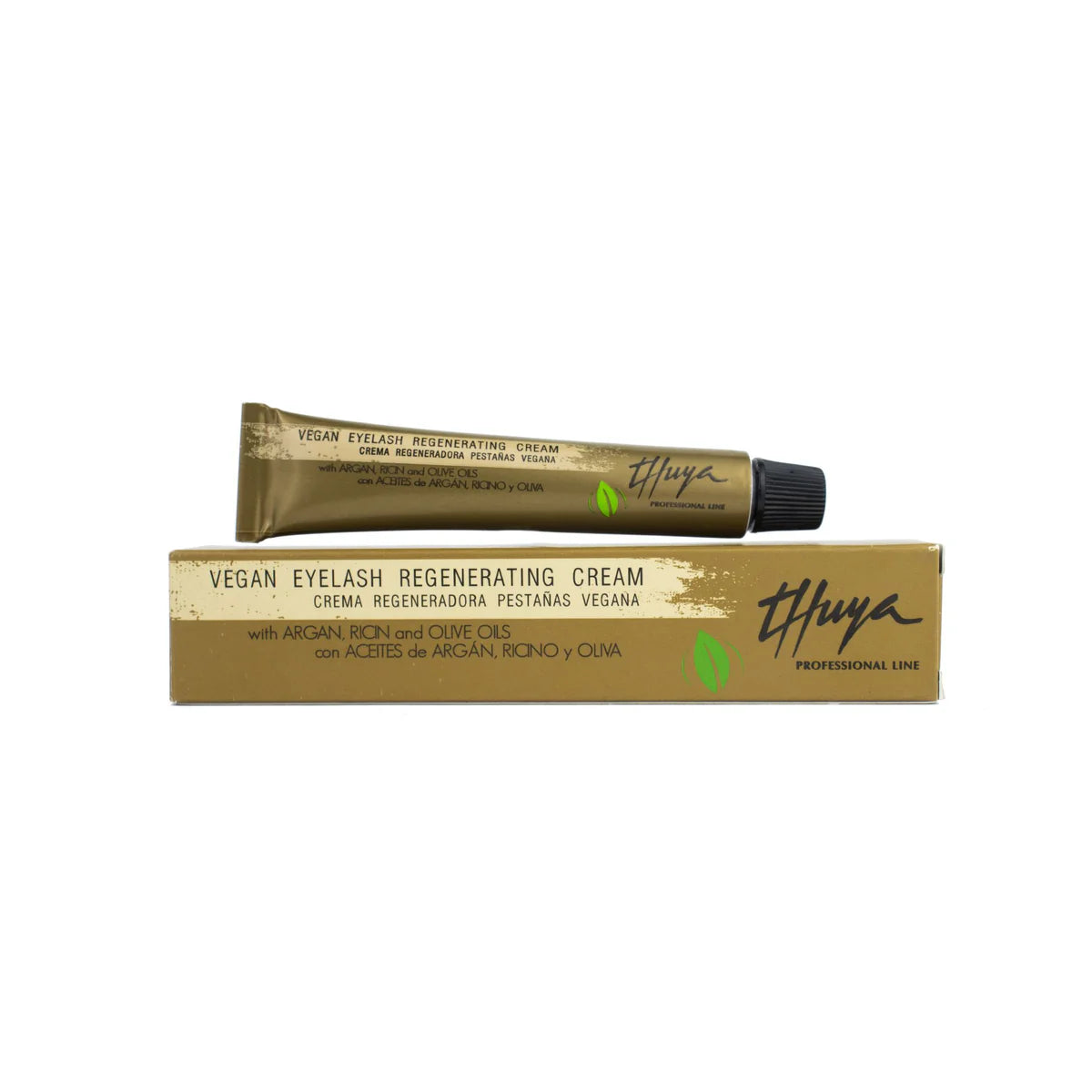 Brown product box with tube of cream on top of it.