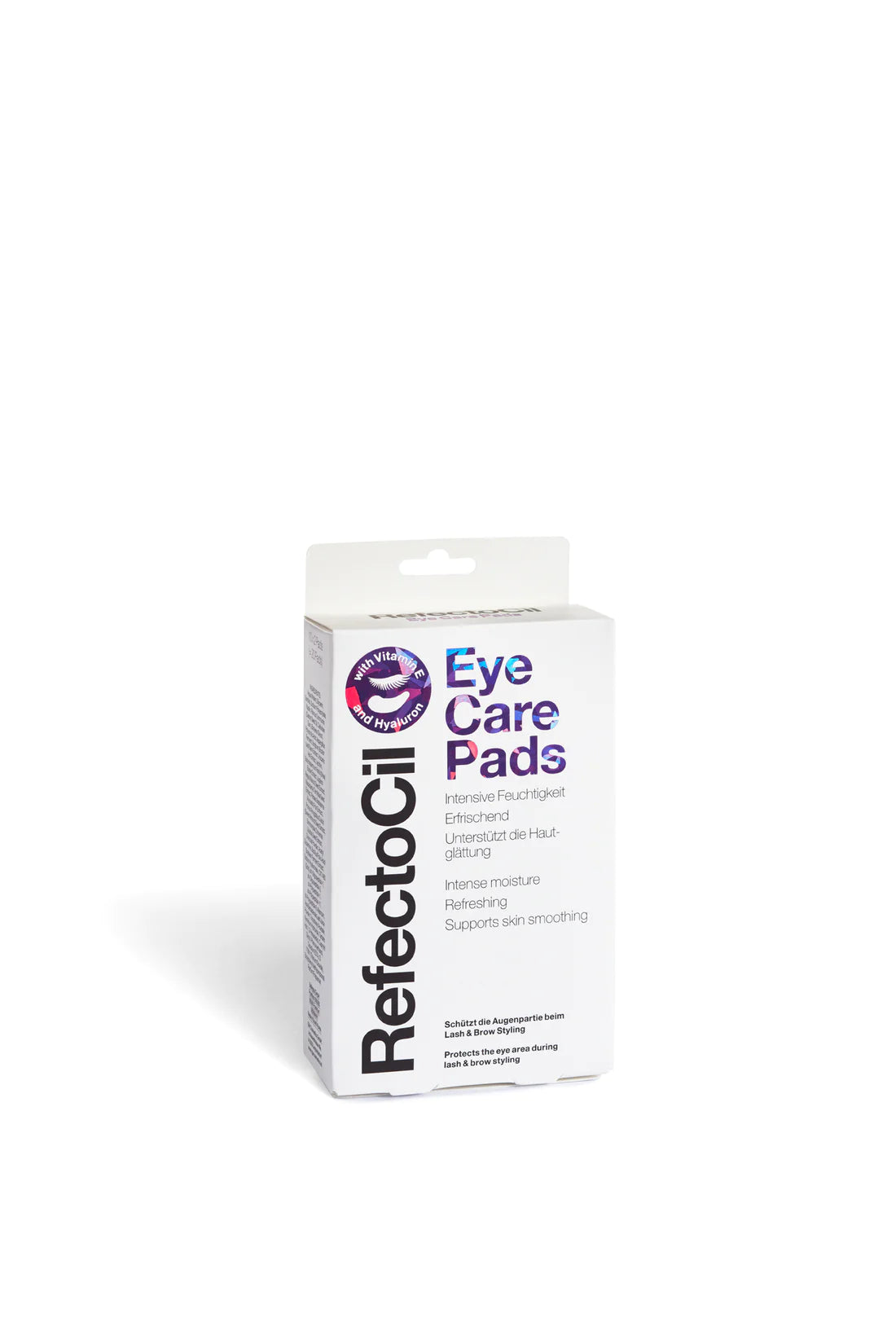 Refectocil Eye Care Pads, 10 sets of 2 soft pads designed for gentle under-eye protection during tinting and lash treatments.