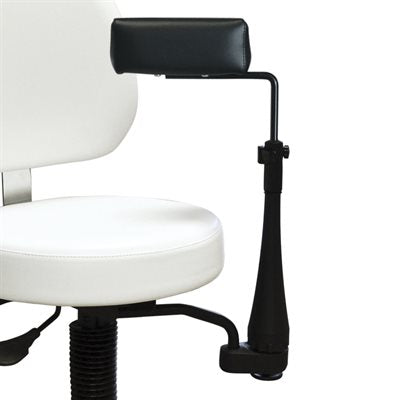 "Leg Support by PosiLeg with ergonomic design for comfort and stability during waxing, laser hair removal, and electrolysis treatments."