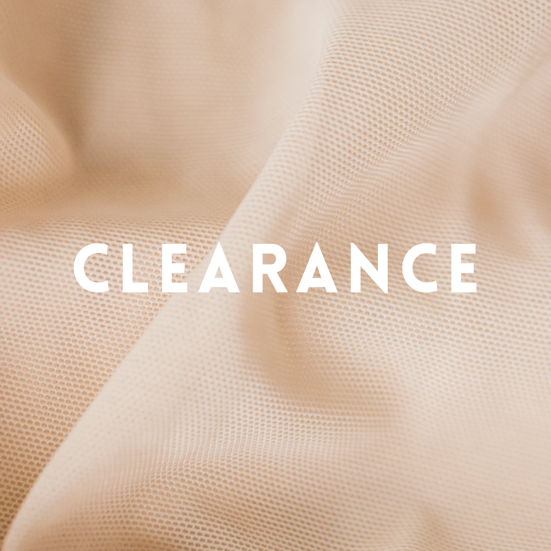 "Clearance collection featuring professional beauty tools and products."