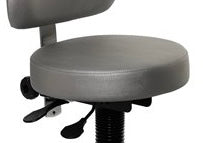 Telesta Stool - Seat Replacement - White