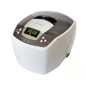 "Ultrasonic Cleaner - 35kHz by A & E Beauty Supplies – professional cleaning device for precision tools Plastic appliance with buttons and displays "