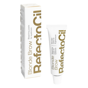 RefectoCil Tint in various shades. Each tube is color-coded to match the tint shade, and the packaging features the RefectoCil logo and product name in bold lettering. The tints are used for brow tinting and lash tinting services, offering a wide range of colors to suit different client preferences. The tubes are arranged on a clean, white background to emphasize the variety and high-quality of tRefectoCil Eyelash Eyebrow Cream Hair Tints.  Bleaching paste for Eyelash tint, Bleaching paste for Eyebrow tint 