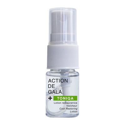 "Toniqa Cool Restoring Lotion by Action de Gala, lightweight soothing lotion for sensitive or irritated skin, Refreshes the skin, reduces the appearance redness and helps to restore the skin’s natural pH level. Available at A & E Beauty Supplies"