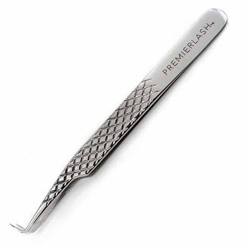 90º Stainless Steel Lash Tweezer 9mm Tip with Diamond Grip | 4.7" (12cm) - PremierLash