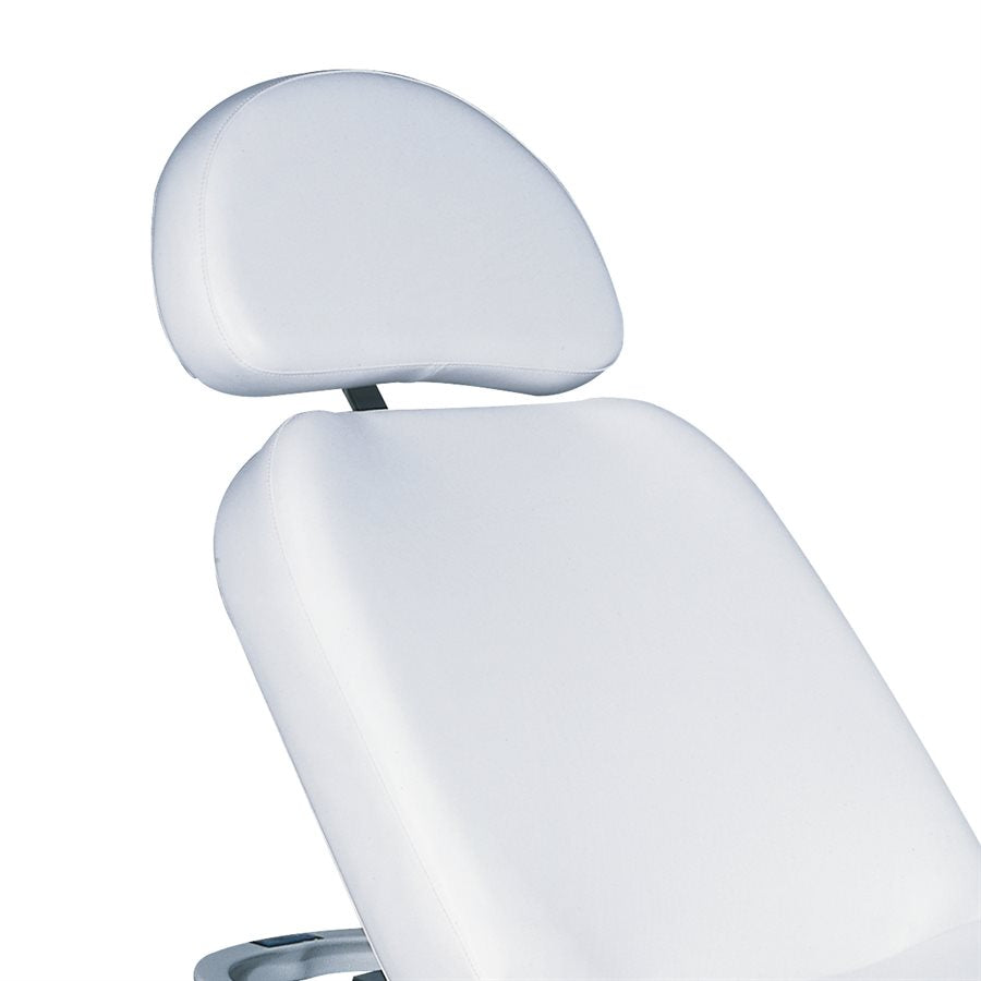 "White sleek Headrest for Astra I/II and Libra personal service tables, designed for comfort and support during beauty treatments."