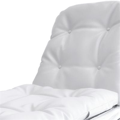  "Astra II/Libra I & II mattress set for beauty treatments.  White leatherette, high-density, designed for beauty treatments."