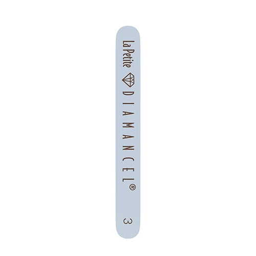 "Compact La Petite Nail File by Diamancel, featuring a durable diamond-dust surface for precise nail shaping."
