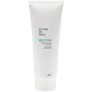 "A jar of Action De Gala Divini-T Revitalizing Vitamin Mask with a sleek, professional design, formulated to hydrate and revitalize skin, available at A & E Beauty Supplies"
