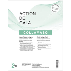 "Collamasq Facial Collagen Mask for hydration, elasticity, and youthful skin.Perfect for professional spa treatments or personal skincare routines, it delivers luxurious results for all skin types."
