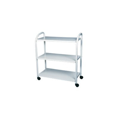 "3XL shelves made of durable materials for salon and spa organization, modern design for beauty service areas, from A & E Beauty Supplies"