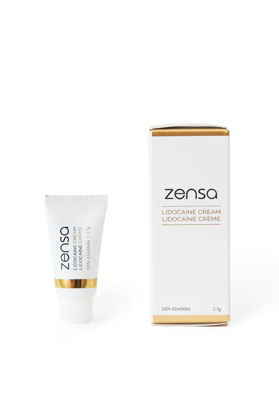 "Zensa numbing cream, topical anaesthetic for tattoos, permanent makeup needle needling, laser hair removal treatment, waxing, sugaring, Numbing cream for electrolysis google fast and effective numbing cream. Natural numbing cream, vegan, cruelty free, anti-inflammatory ingredients like Vitamin E
This ad is for one 30 ml tube in a box Gold with white Zensa bottle lidocaine cream"