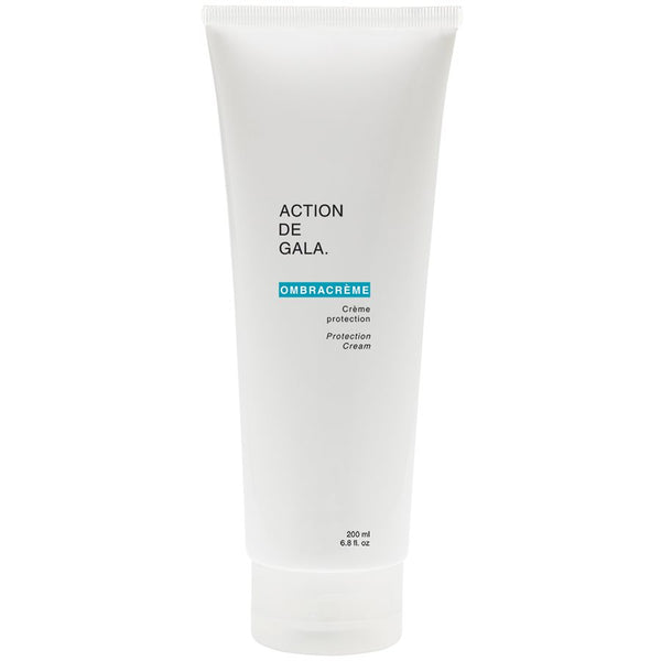 "A 200 ml tube of Ombracreme Protection Cream by Action de Gala, a protective and moisturizing cream designed for sensitive and dehydrated skin, ideal for professional treatments and daily use, available at A & E Beauty Supplies"