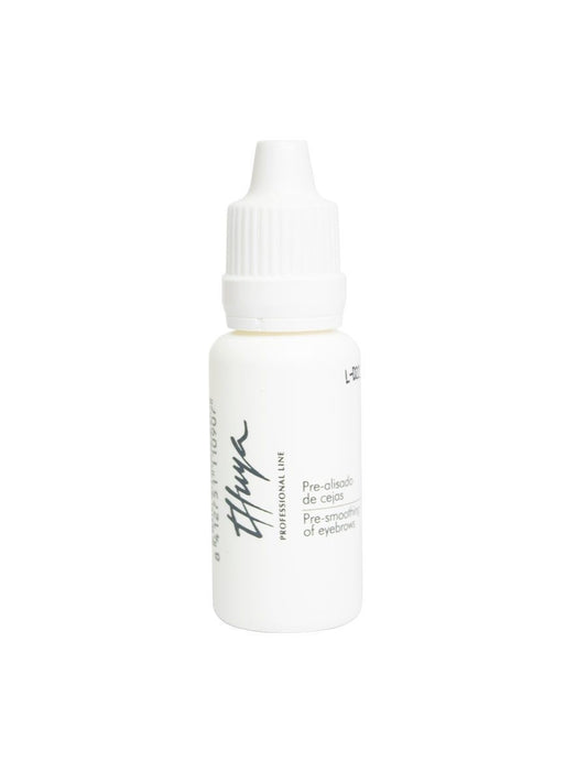 A 15ml bottle of Thuya Brow Pre-Smoothing Treatment, designed to prepare and condition brows for lamination and shaping procedures, displayed on a clean, neutral background."
Thuya Brow Pre-Smoothing Treatment - 15ml thick, rebel and grey hairs.
Eyebrows
threading 
tinting 
eyelash
microblading
extensions
lamination
makeup
definitions to brows 
eyelash lift