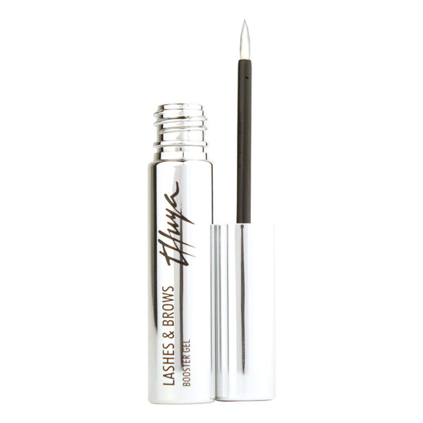 "Thuya New Lash & Brow Booster Gel - A & E Beauty Supplies. Silver package with white background"